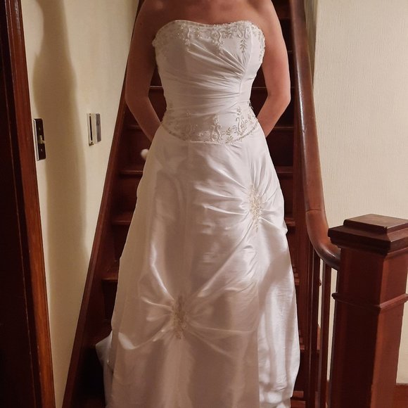 Atelier Diagonale Wedding Dress Size 8 - Picture 1 of 8